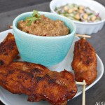 Kylling satay med peanøttsaus