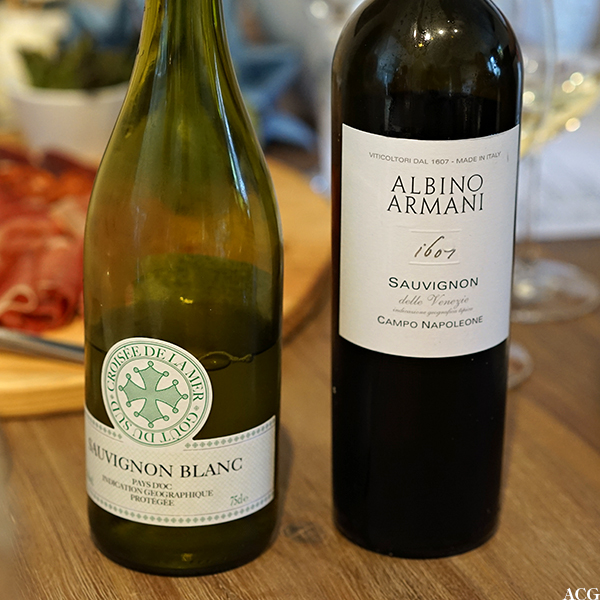Vin til asparges: Croisée de la mer og Albino Armani