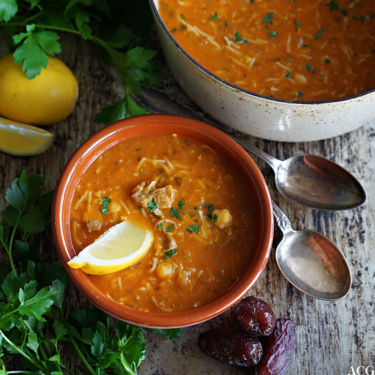 harira - marokkansk suppe