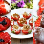 Sommersnacks med jordbær